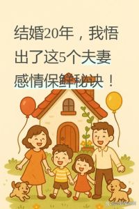 夫妻20年感情怎么样，光鲜背后，用心经营是关键