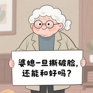 婆媳一旦撕破脸还能和好吗，保持距离，互相尊重