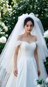 杨幂 你看又一个拍婚纱的，杨幂新剧婚纱惊艳！对比八年前更时髦，迪丽热巴甜美性感各展风采