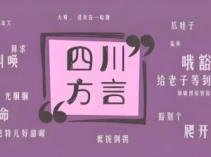 四川话比较暧昧的，麻辣甜，乖乖喊你藏心底