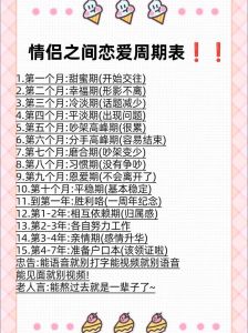 恋爱经过的几个阶段，从心动到长久
