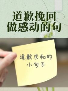 向兄弟道歉挽回最感动的话，真诚道歉+行动证明，友谊更铁！