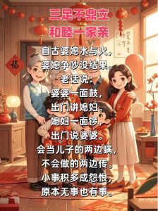公婆吵架媳妇是走开还是劝架，婆媳难当？巧劝架，家和万事兴
