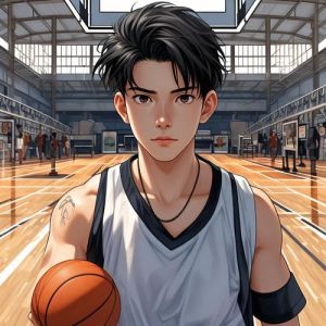 和运动男孩谈恋爱漫画，内向体操退役选手爱上自信篮球运动员，勇敢表达爱意，甜蜜相处