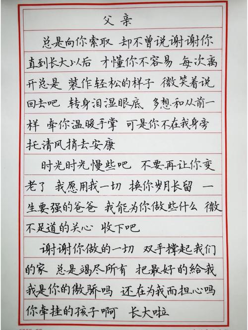 筷子兄弟 父亲父女篇观后感，警察爸爸深沉的爱，珍惜与家人时光